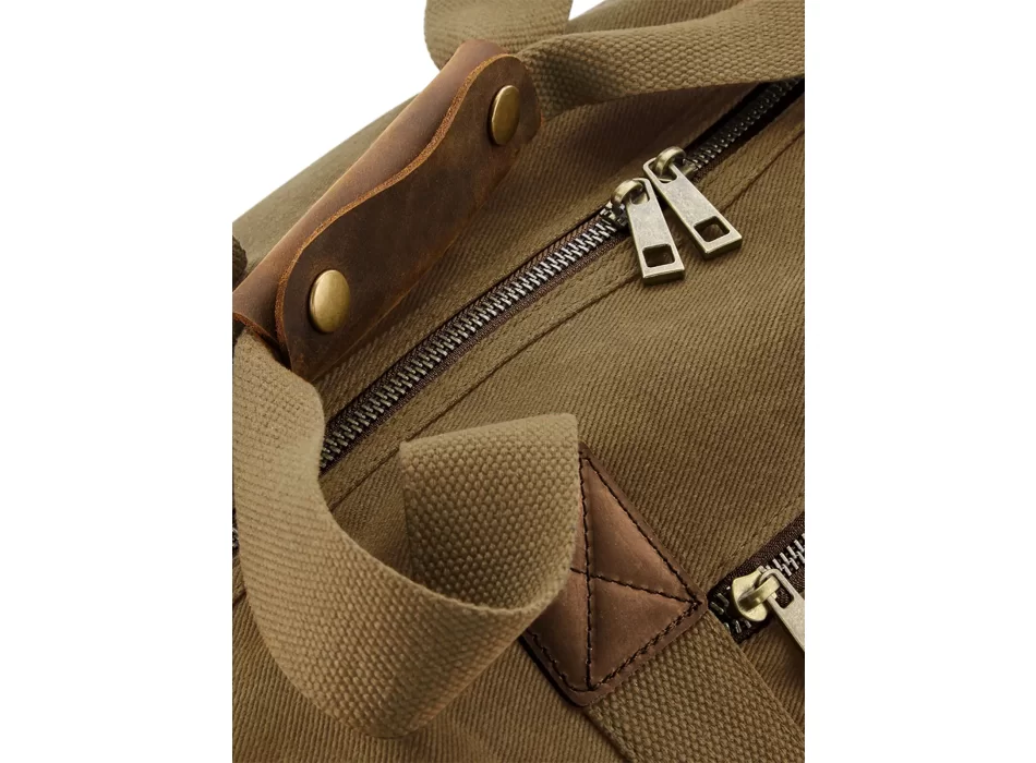 Heritage Waxed Canvas Holdall FullGadgets.com