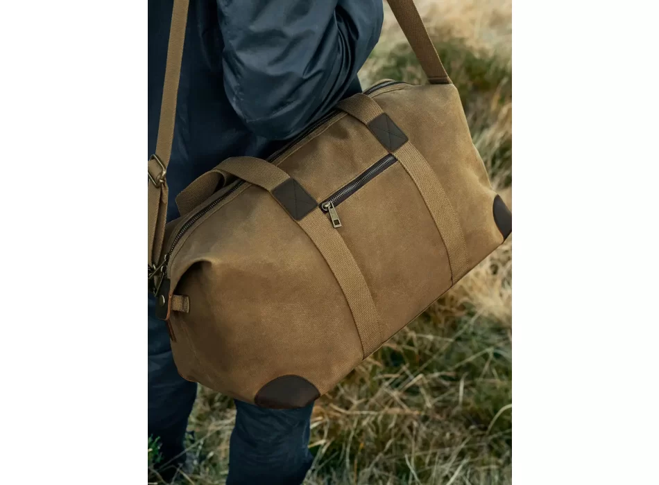 Heritage Waxed Canvas Holdall FullGadgets.com