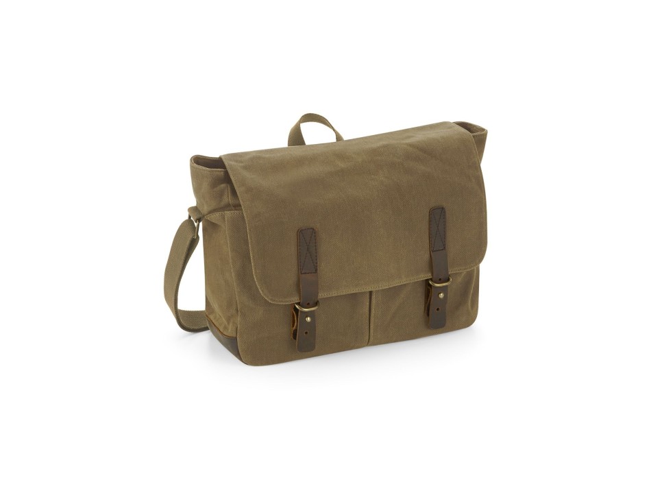 Heritage Waxed Canvas Messenger FullGadgets.com