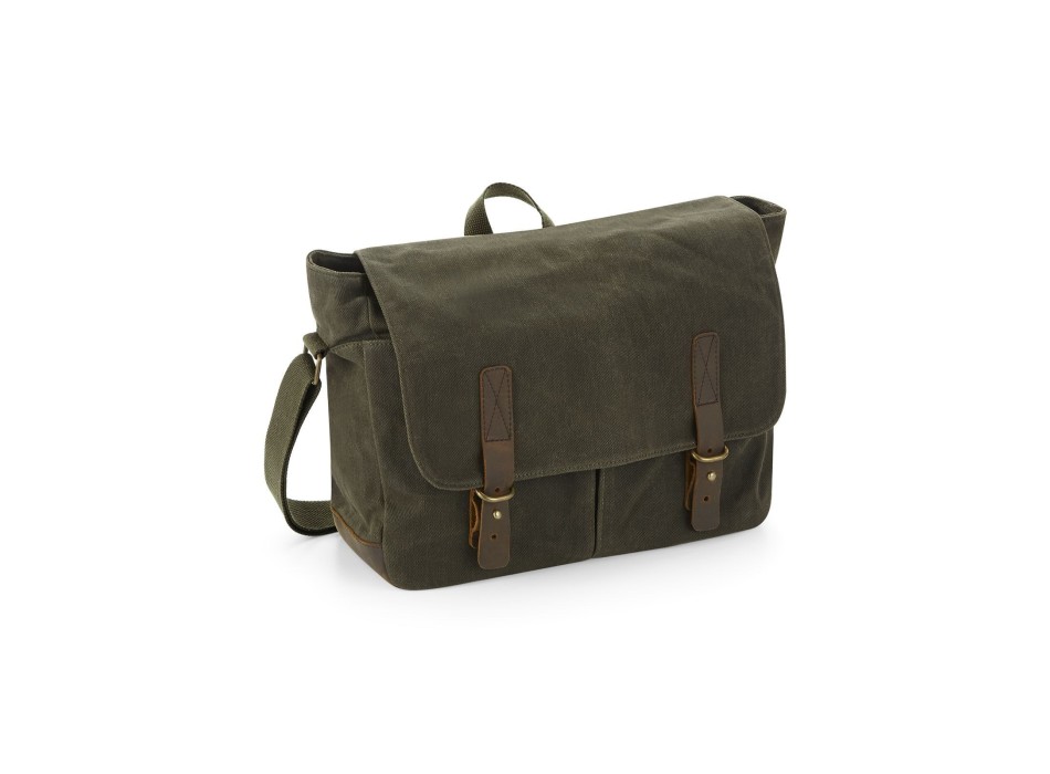 Heritage Waxed Canvas Messenger FullGadgets.com