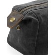 Heritage Waxed Canvas Wash Bag FullGadgets.com