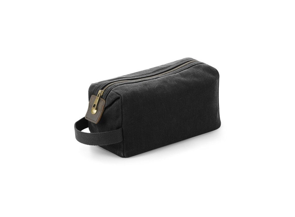 Heritage Waxed Canvas Wash Bag FullGadgets.com
