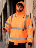 Giacca Hi-Vis Rain Lite Personalizzabile