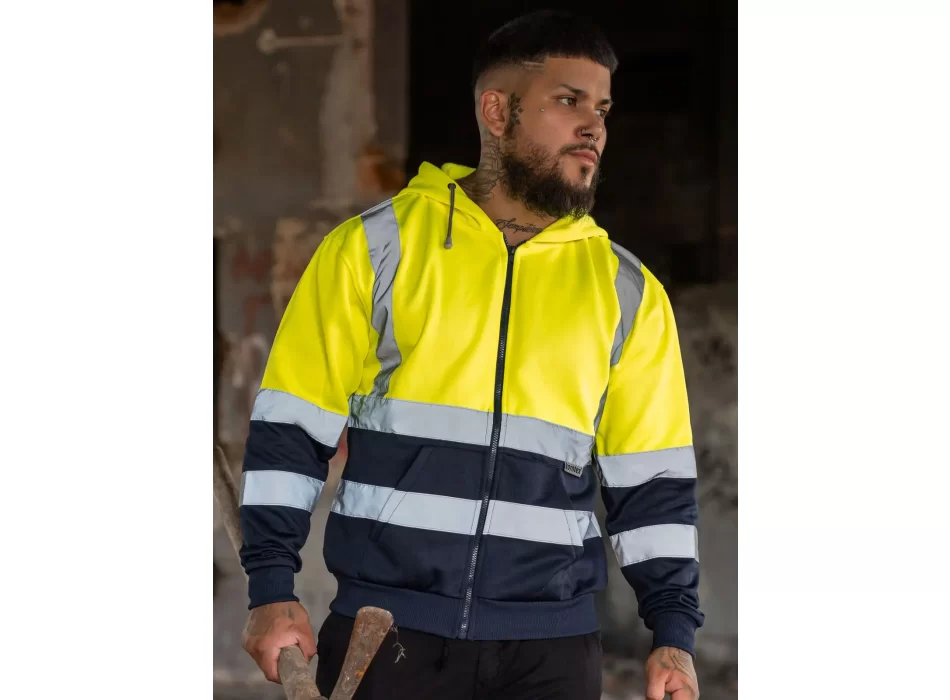 Hi-Vis Zipper Hoodie FullGadgets.com