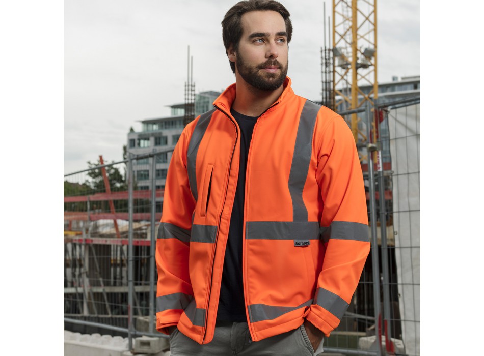 Hi-Viz Softshell Jacket 100%P FullGadgets.com