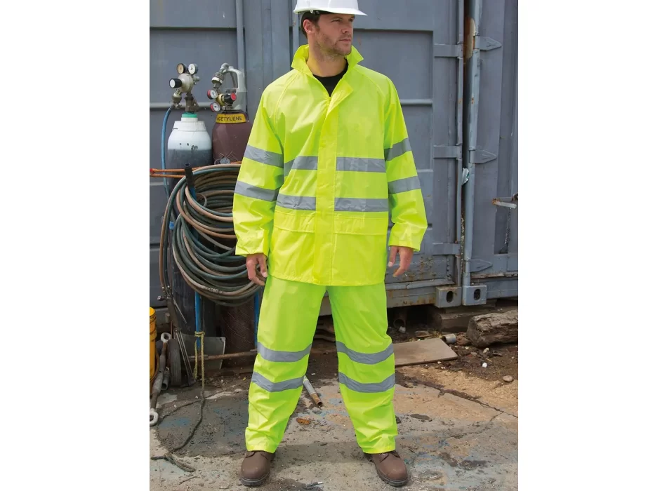 High Viz Waterproof Suit FullGadgets.com