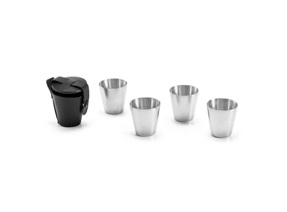 HIMALAYAS. Set di 4 bicchieri in acciaio inossidabile 25 mL FullGadgets.com