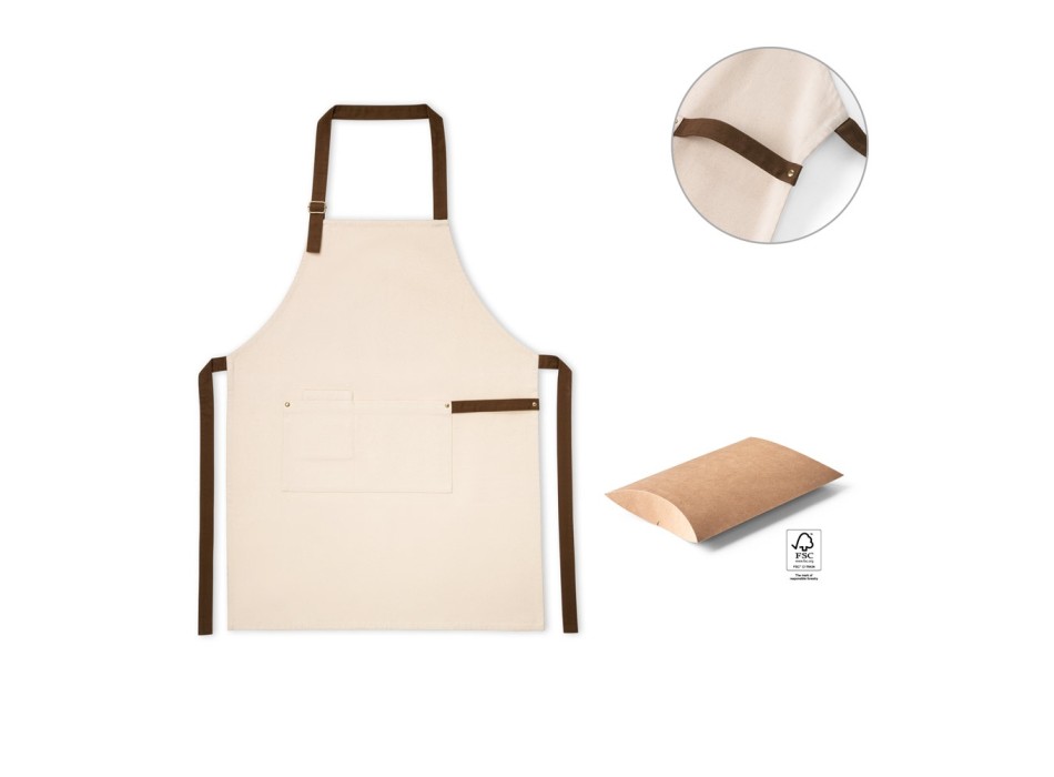 HOLM. Grembiule in canvas di cotone 100% (320 g/m²) con dettagli in metallo FullGadgets.com