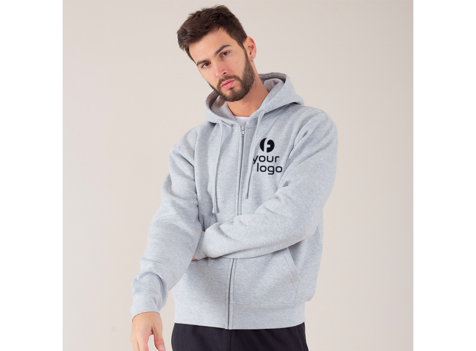 Hooded Full Zip 70%C30%P FullGadgets.com
