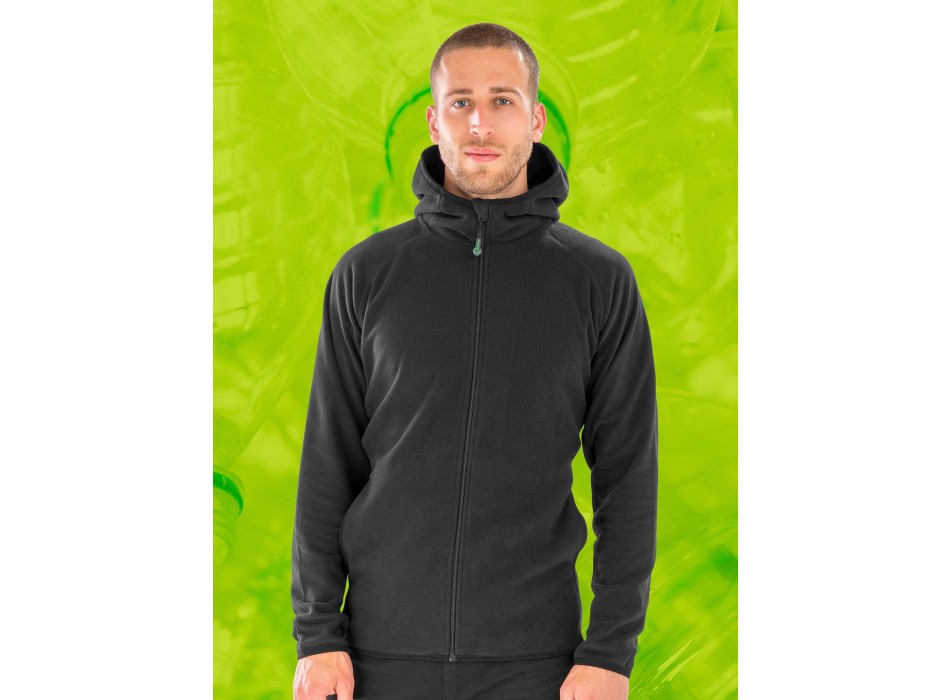 Hooded Recycled Microfleece Jacket FullGadgets.com
