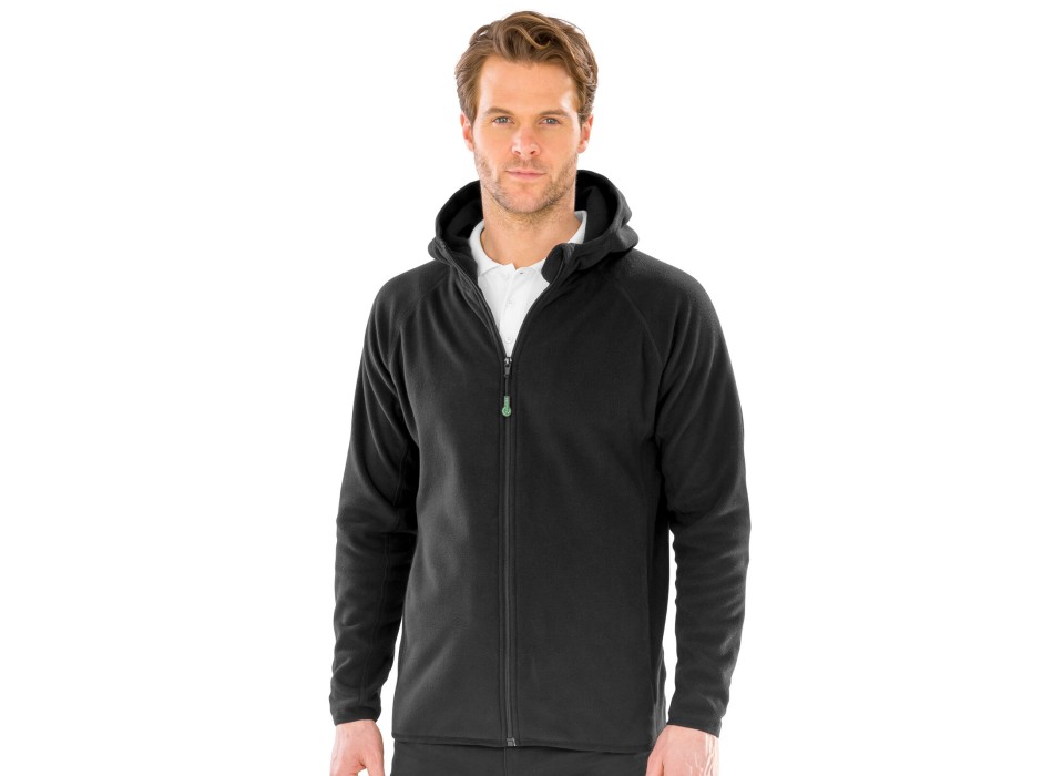 Hooded Recycled Microfleece Jacket FullGadgets.com