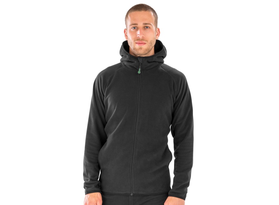 Hooded Recycled Microfleece Jacket FullGadgets.com