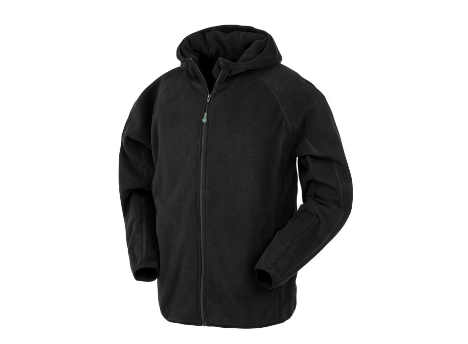 Hooded Recycled Microfleece Jacket FullGadgets.com