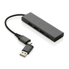 Hub 3 porte USB in alluminio RCS Terra FullGadgets.com