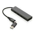 Hub 3 Porte Usb In Alluminio Rcs Terra Personalizzabile