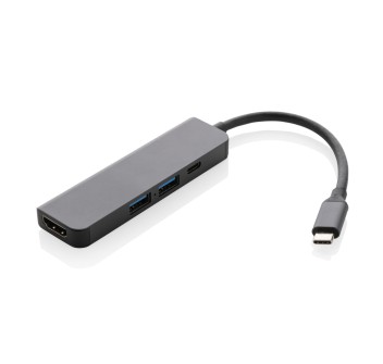 Hub Terra in alluminio riciclato RCS con ingresso HDMI FullGadgets.com