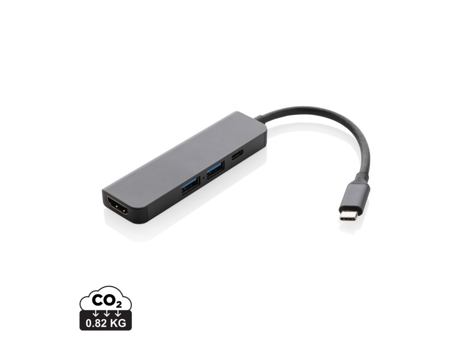 Hub Terra in alluminio riciclato RCS con ingresso HDMI FullGadgets.com