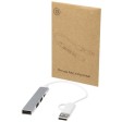Hub USB-A e Tipo-C a 4 porte in alluminio riciclato con doppio ingresso Alkaid FullGadgets.com
