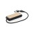 Hub USB doppio input Link in plastica e bambù riciclati