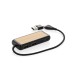 Hub USB doppio input Link in plastica e bambù riciclati FullGadgets.com