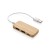 Hub USB in Bambù Personalizzabile con Type C
