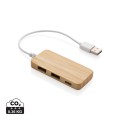 Hub USB in Bambù Personalizzabile con Type C