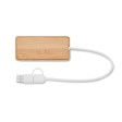 HUBBAM - Hub USB a 3 porte in bamboo FullGadgets.com