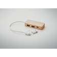 HUBBAM - Hub USB a 3 porte in bamboo FullGadgets.com