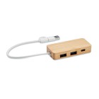HUBBAM - Hub USB a 3 porte in bamboo FullGadgets.com