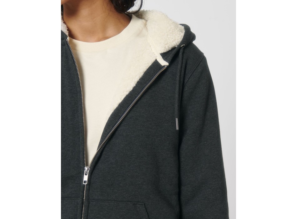 Hygger Sherpa - La felpa con cappuccio e zip unisex foderata in sherpa FullGadgets.com