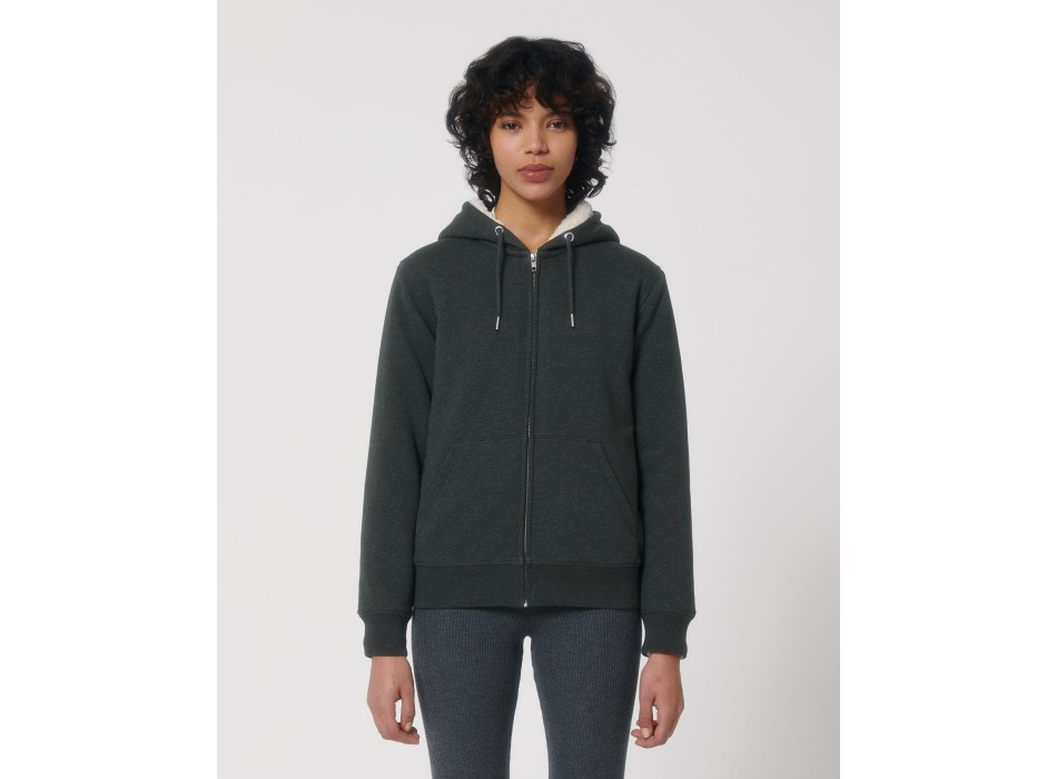 Hygger Sherpa - La felpa con cappuccio e zip unisex foderata in sherpa FullGadgets.com