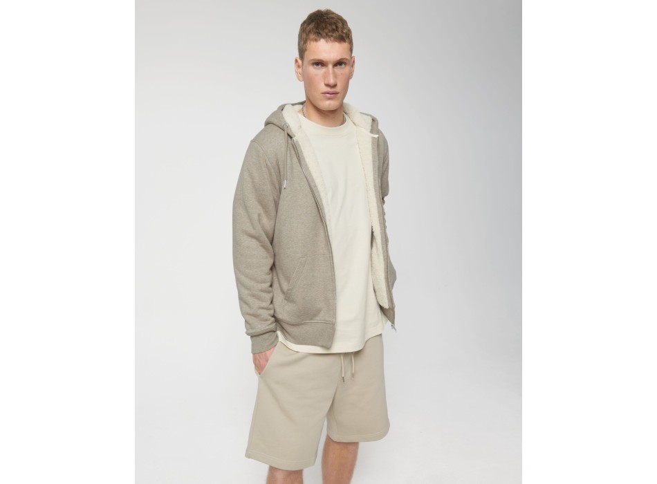 Hygger Sherpa - La felpa con cappuccio e zip unisex foderata in sherpa FullGadgets.com