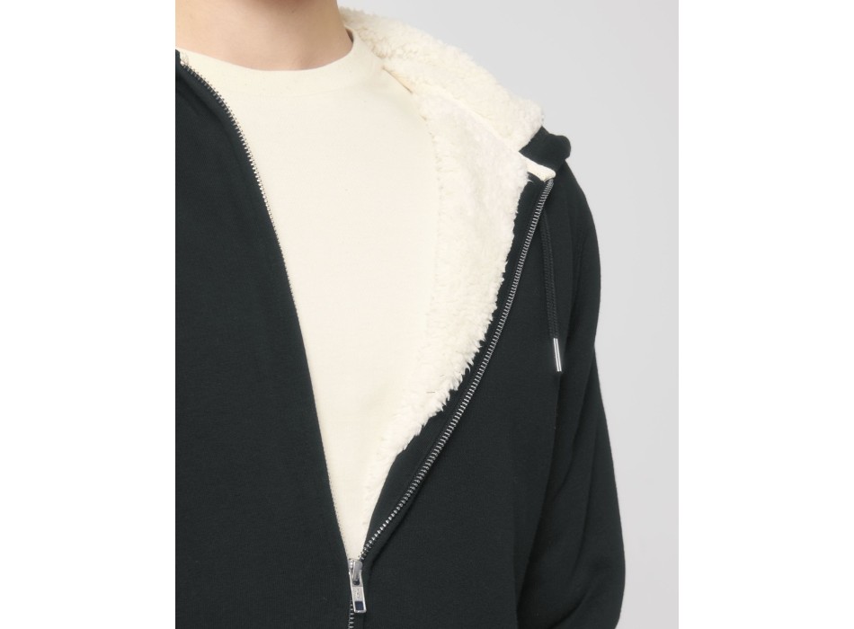 Hygger Sherpa - La felpa con cappuccio e zip unisex foderata in sherpa FullGadgets.com