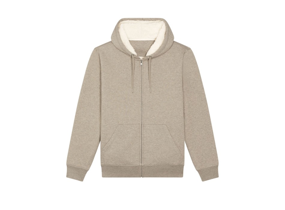 Hygger Sherpa - La felpa con cappuccio e zip unisex foderata in sherpa FullGadgets.com