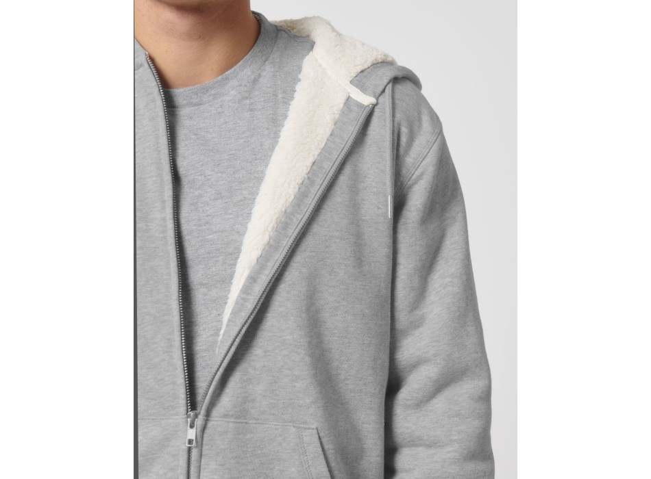 Hygger Sherpa - La felpa con cappuccio e zip unisex foderata in sherpa FullGadgets.com