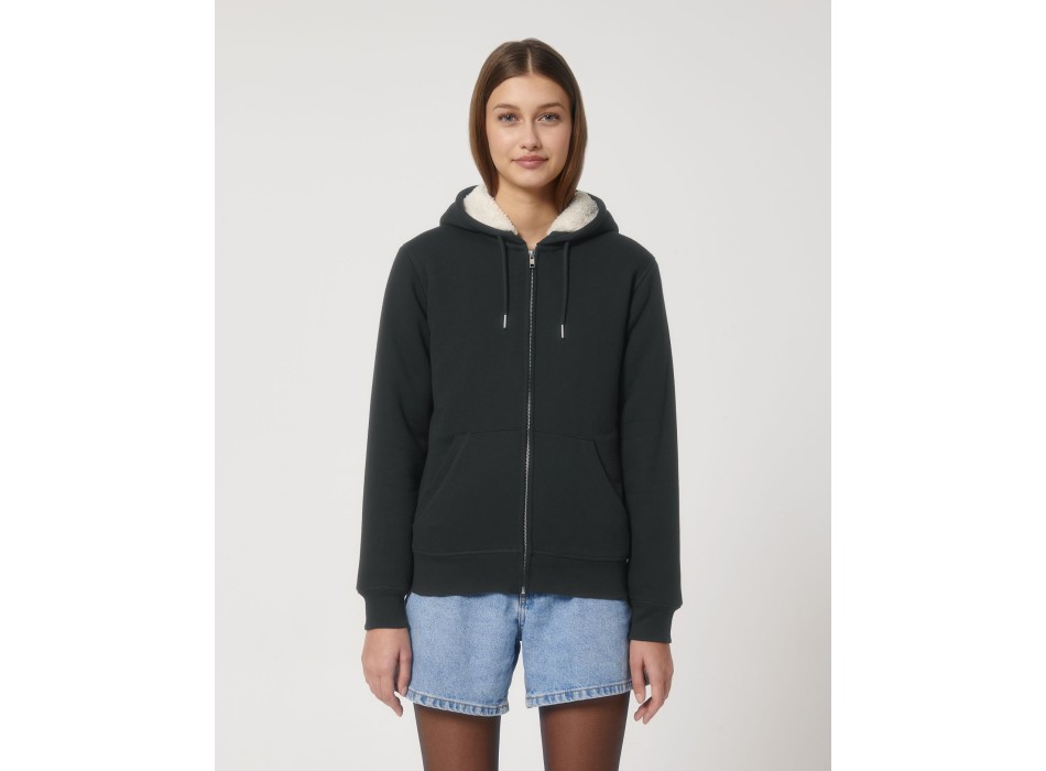 Hygger Sherpa - La felpa con cappuccio e zip unisex foderata in sherpa FullGadgets.com
