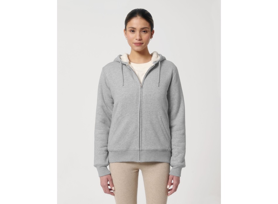 Hygger Sherpa - La felpa con cappuccio e zip unisex foderata in sherpa FullGadgets.com