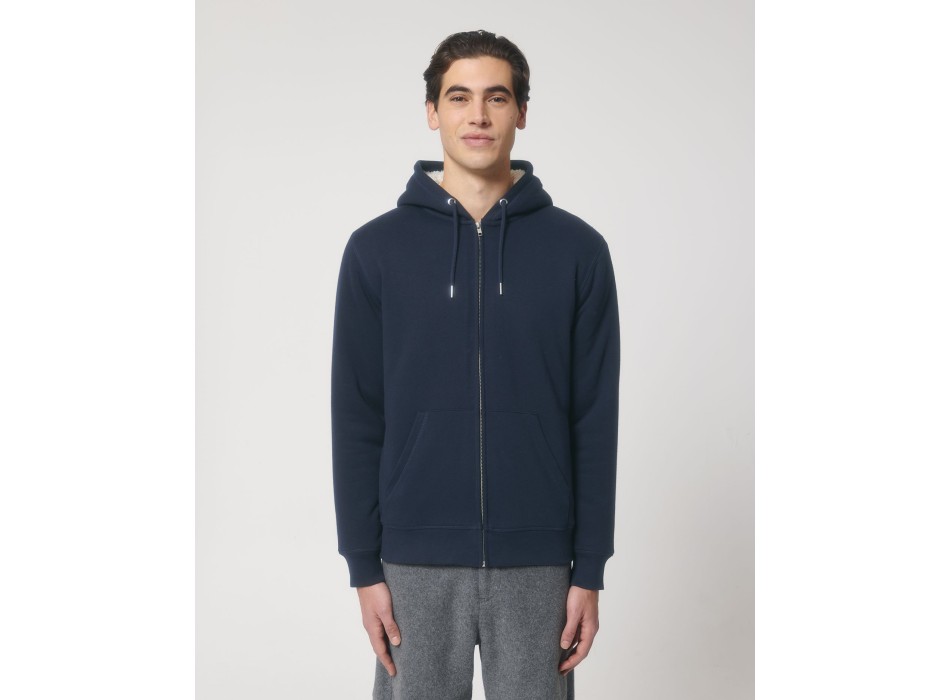 Hygger Sherpa - La felpa con cappuccio e zip unisex foderata in sherpa FullGadgets.com