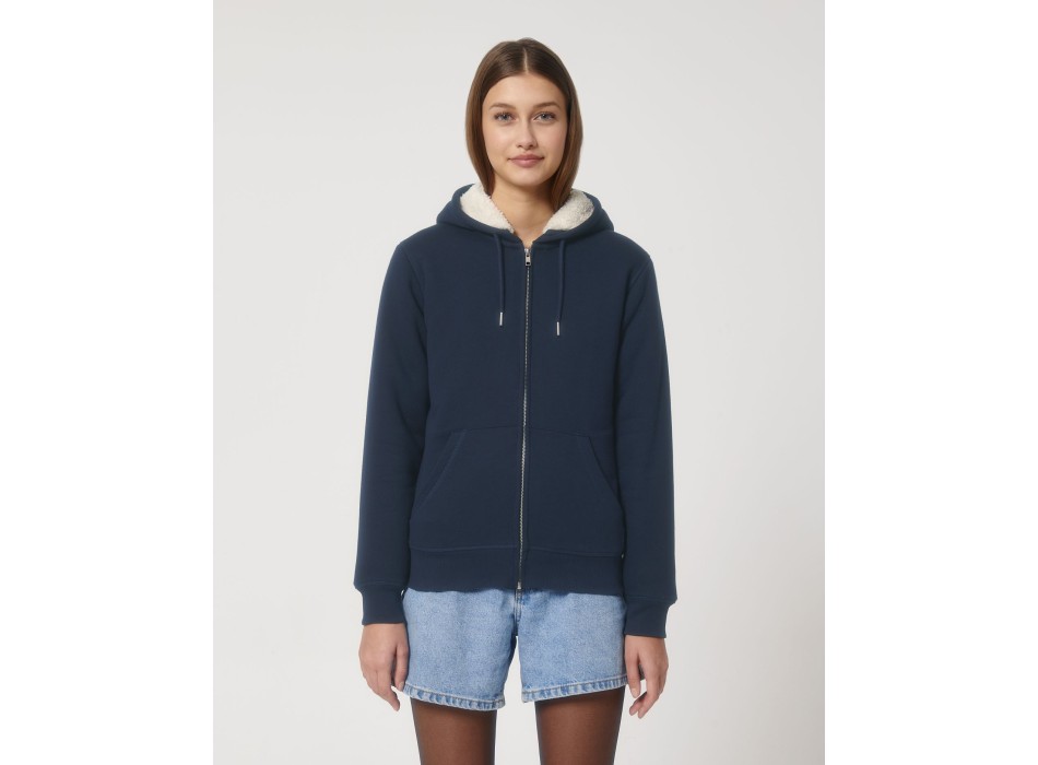 Hygger Sherpa - La felpa con cappuccio e zip unisex foderata in sherpa FullGadgets.com