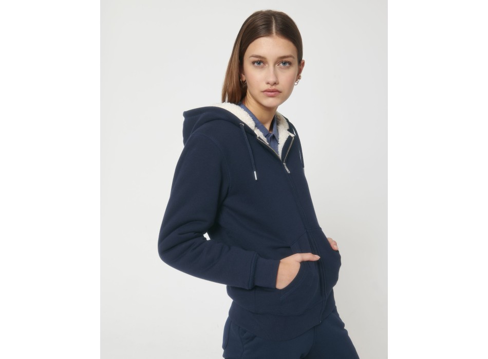 Hygger Sherpa - La felpa con cappuccio e zip unisex foderata in sherpa FullGadgets.com