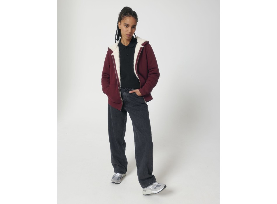 Hygger Sherpa - La felpa con cappuccio e zip unisex foderata in sherpa FullGadgets.com