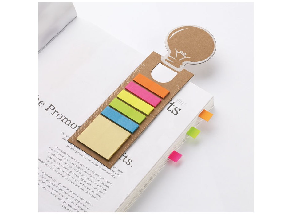 IDEA - Segnalibro con riga e adesivi FullGadgets.com