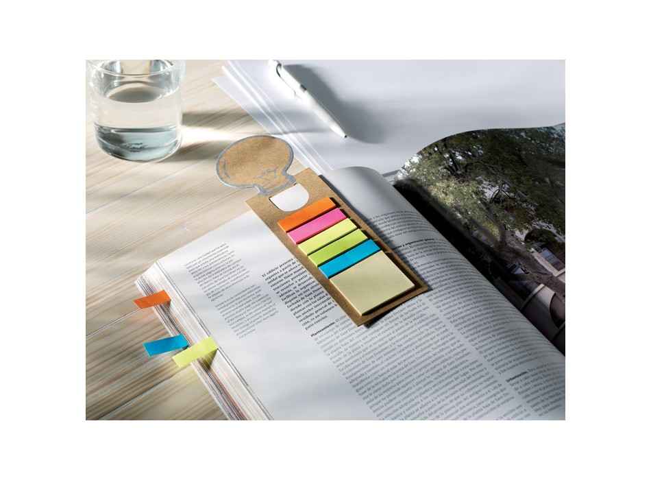IDEA - Segnalibro con riga e adesivi FullGadgets.com