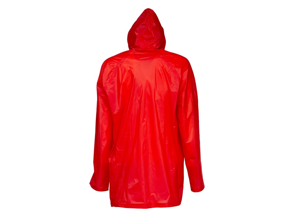 Impermeabile in PVC goffrato, con cappuccio e 2 tasche frontali, inserito in bustina FullGadgets.com