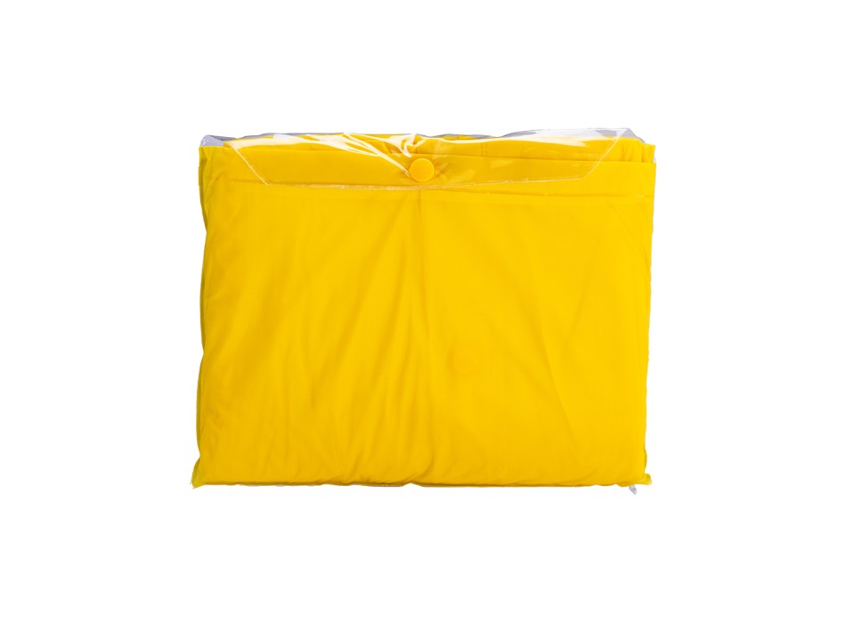 Impermeabile in PVC goffrato, con cappuccio e 2 tasche frontali, inserito in bustina FullGadgets.com