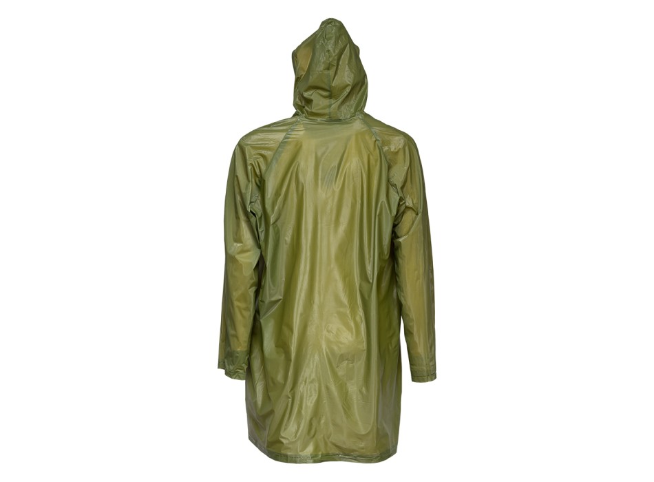Impermeabile in PVC goffrato, con cappuccio e 2 tasche frontali, inserito in bustina FullGadgets.com