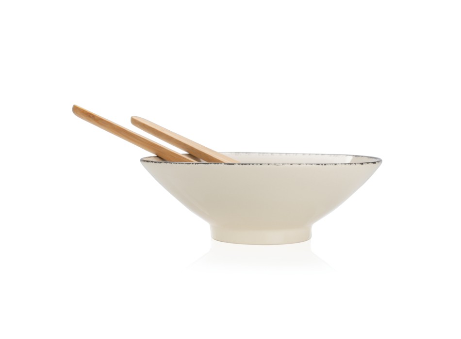 Insalatiera con posate in bambù Ukiyo FullGadgets.com