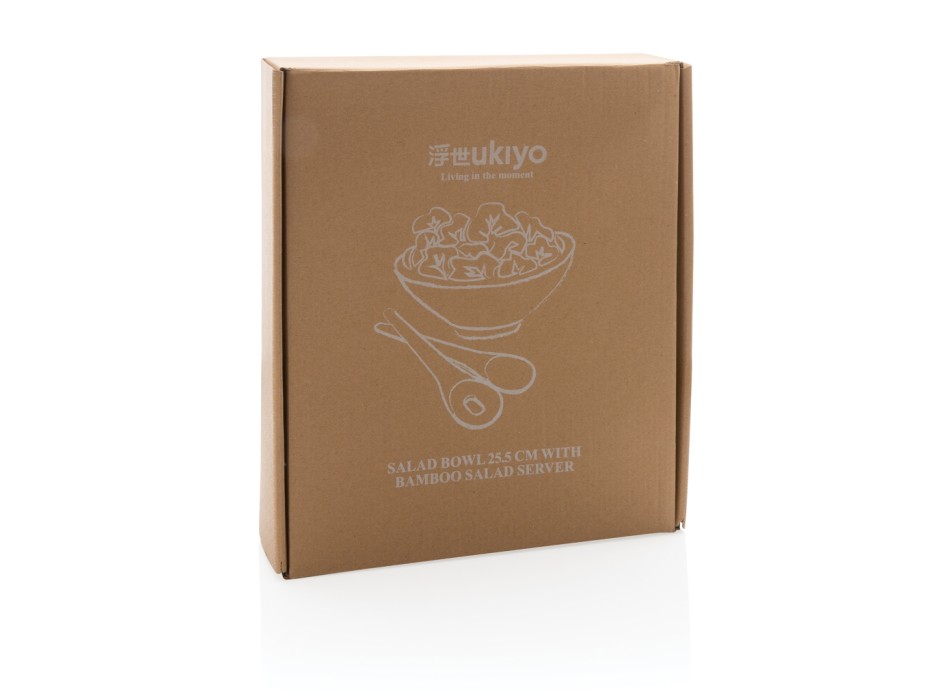 Insalatiera con posate in bambù Ukiyo FullGadgets.com