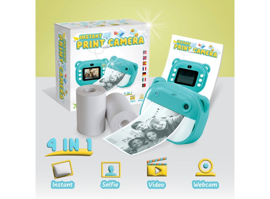 INSTANT CAMERA. Giocattolo educativo per bambini FullGadgets.com