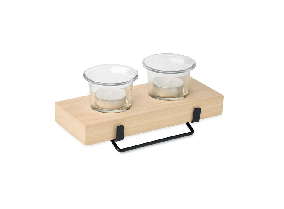 IRONDLE - Set di portacandele con supporto FullGadgets.com